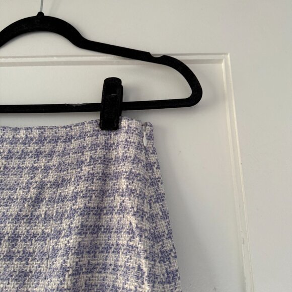 NWT Favorite Daughter Dasha Tweed Blazer Top And Skirt Coord Set In Lilac - Picture 6 of 13